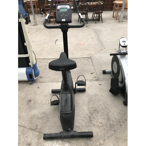 42 - A REEBOK EDGE SERIES EXERCISE BICYCLE - W/O