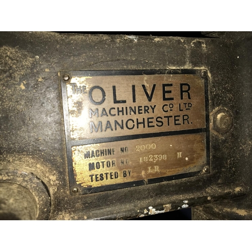 49 - AN OLIVER MACHINERY CO 1000 THREE PHASE MORTICE MACHINE