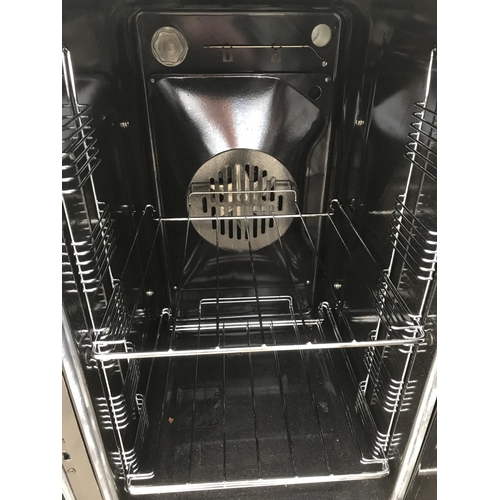 126 - A BLACK BELLING DB4 9EL ELECTRIC RANGE STYLE COOKER WITH CERAMIC TOP HAVING FOUR INDUCTION HOBS, THE... 