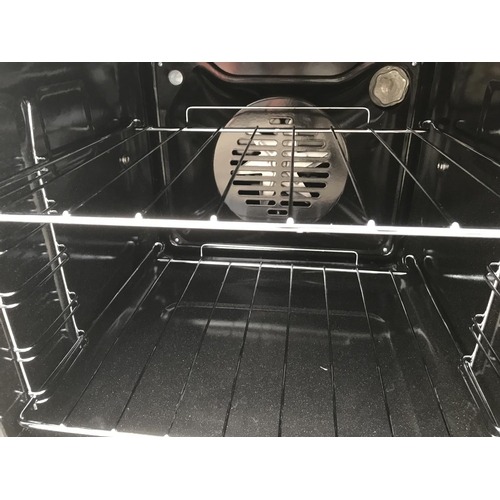 126 - A BLACK BELLING DB4 9EL ELECTRIC RANGE STYLE COOKER WITH CERAMIC TOP HAVING FOUR INDUCTION HOBS, THE... 