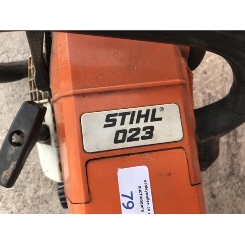 79 - A STIHL D23 CHAINSAW