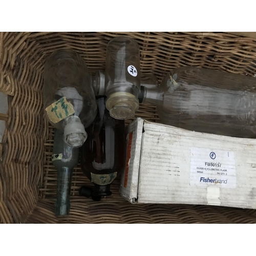 98 - VARIOUS TOOLS AND HARDWARE - VINTAGE CHEMICAL BOTTLES, A WORKZONE ASH VAC, PATIO CLEANER, MOP BUCKET... 