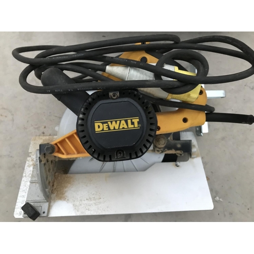 99 - A DEWALT 110 VOLT RIPSAW W/O