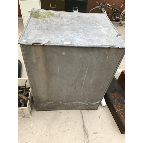 90 - A GLAVANISED COAL BUNKER