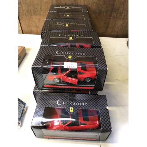 1166 - ELEVEN BOXED 'COLLEZIONE' FERRARI 348 TS BOXED SCALE CAR MODELS (11)