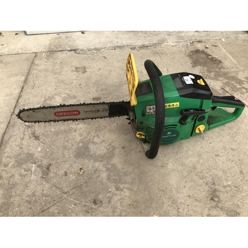 29 - A GARDENLINE OREGON SPEED CUT PETROL CHAINSAW W/O