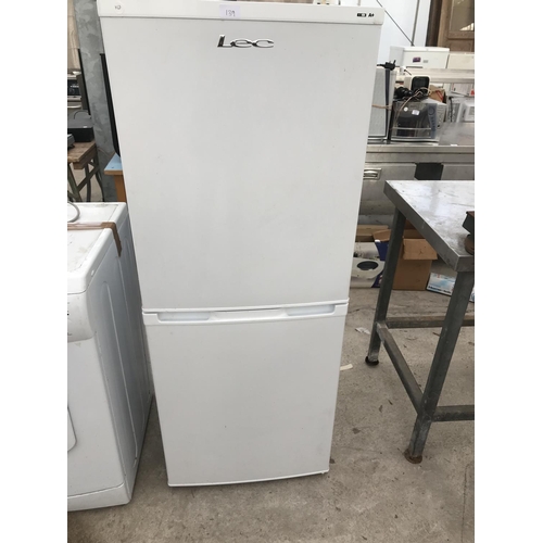 139 - A LEC FRIDGE FREEZER W/O