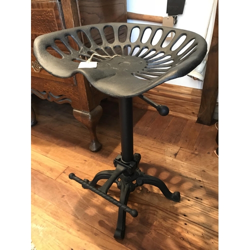 216 - A TRACTOR SEAT STOOL