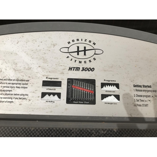 56 - A HORIZON FITNESS HTM 3000 TREADMILL