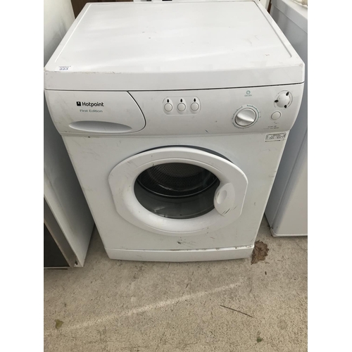 first edition hotpoint washing machine