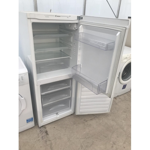 136 - A CANDY FUTURA UPRIGHT FRIDGE FREEZER IN WORKING ORDER