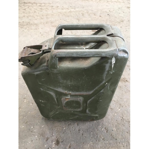 15 - A METAL JERRY CAN