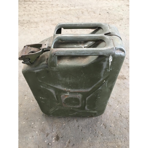 16 - A METAL JERRY CAN