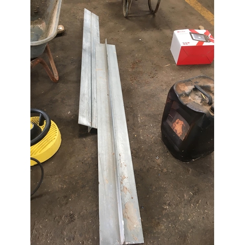 21 - TWO METAL LINTELS