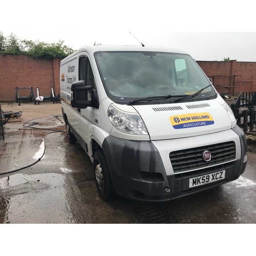 226 - A FIAT DUCATO VAN MK59 XCZ REGISTERED 16.12.2009 120000 MILES TWELVE MONTHS MOT UNTIL 17.06.20