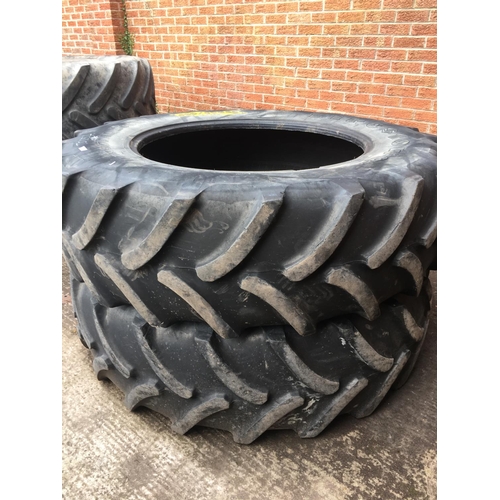 40 - TWO FIRESTONE TYRES 460 85 38