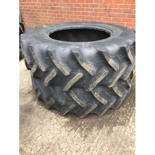 57 - A PAIR OF GOODYEAR TYRES 16.9 30