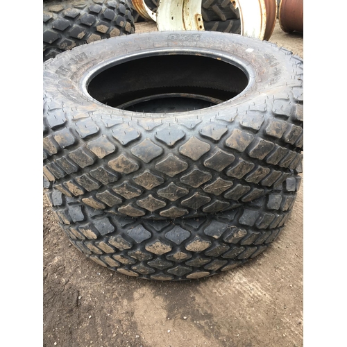 84 - A PAIR OF BKT GRASSLAND TYRES 16.9 30 3