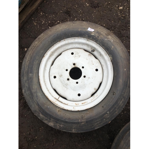 94 - A WHEEL AND TYRE BRIDGESTONE 550 16