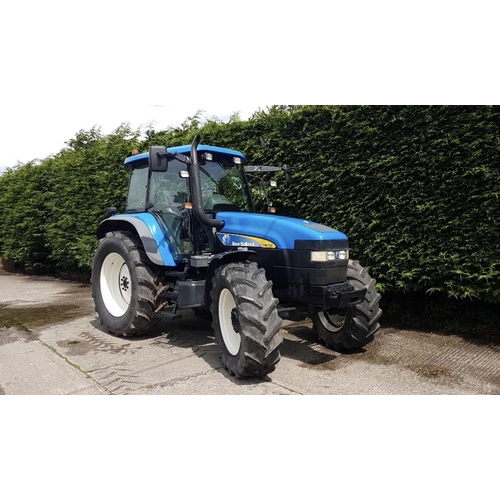 203 - A NEW HOLLAND TM130 TRACTOR DK55 0CW REGISTERED 20.12.2005 9088 HOURS