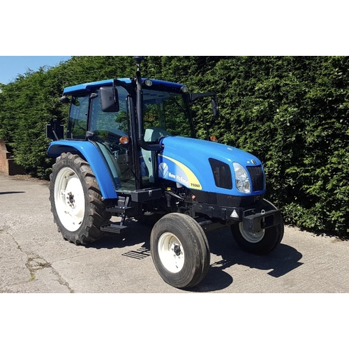 204 - A NEW HOLLAND T5060 TWO WHEEL DRIVE TRACTOR YX10 BHF REGISTERED 05.03.2010 1000 HOURS