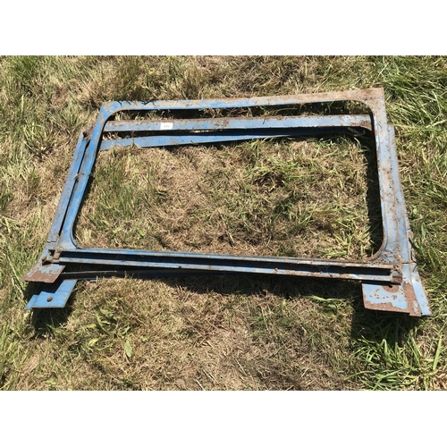 122 - 2 FORD SAFETY CAB BACK WINDOW FRAMES