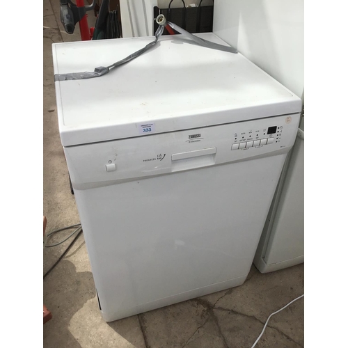 333 - A ZANUSSI ZDF 511 DISH WASHER MACHINE IN WORKING ORDER