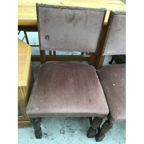 1192 - A SET OF FOUR DINING CHAIRS