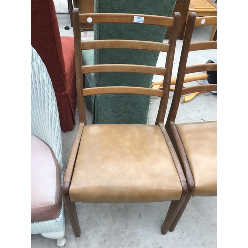 1204 - TWO G PLAN TEAK DINING CHAIRS