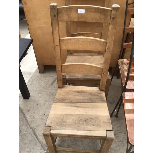 1312 - TWO PAIRS OF DINING CHAIRS