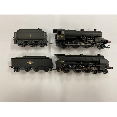 334 - TWO OO GAUGE BR LIVERY LOCOMOTIVES AND TENDERS