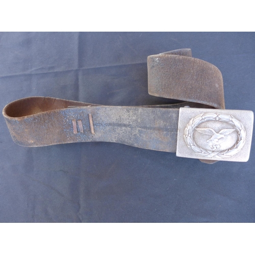 305 - A LUFTWAFFE BELT AND BUCKLES