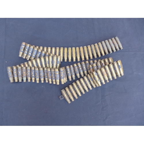 340 - A STRIP OF INERT SHELL CASES