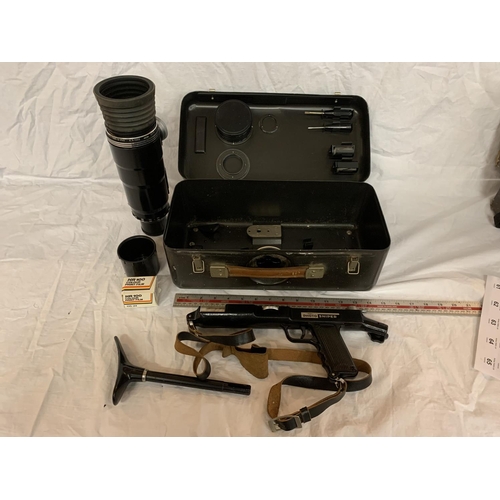 5 - A VINTAGE CASED PHOTO SNIPER CAMERA