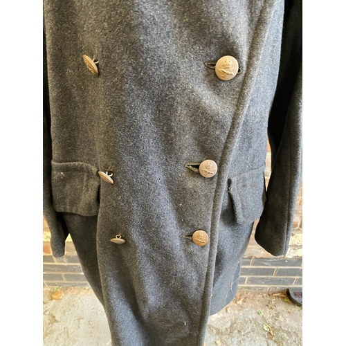 354 - A 1947 DATED RAF OFFICER'S GREATCOAT