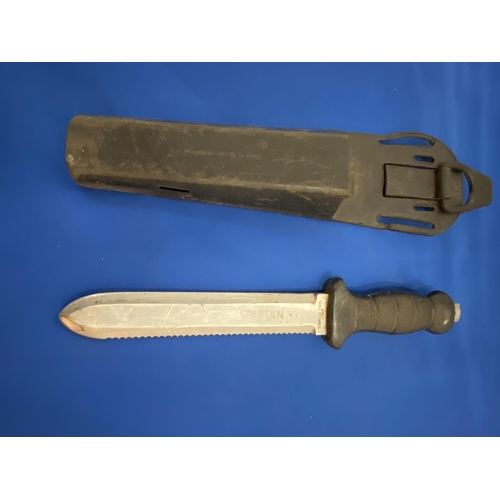 395 - A SPARTAN DAGGER AND SCABBARD