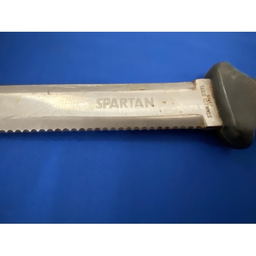 395 - A SPARTAN DAGGER AND SCABBARD