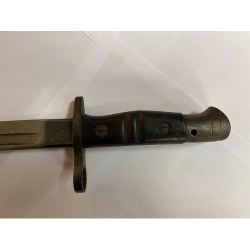 431 - A 1917 REMINGTON US BAYONET AND SCABBARD