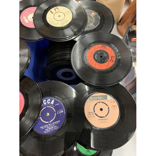 161 - A LARGE QUANTITY OF 60'S, 70'S, AND 80'S SINGLES