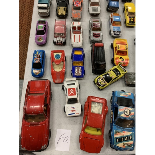 166 - A LARGE COLLECTION OF MODEL CARS, TRACTOR, , WAGONS, MOTORBIKE ETC