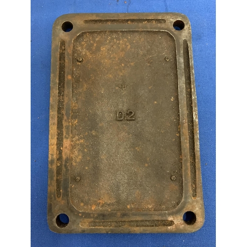 189 - A LISTER 'D' INSPECTION PLATE