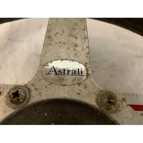 192 - A VINTAGE ASTRALI STEERING WHEEL