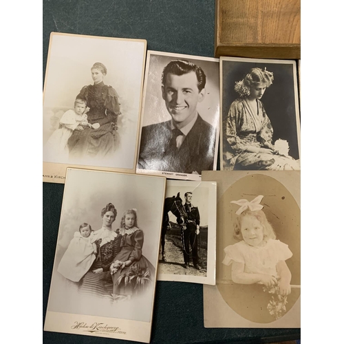 217 - A QUANTITY OF VARIOUS VINTAGE PORTRAIT PHOTOGRAPHS