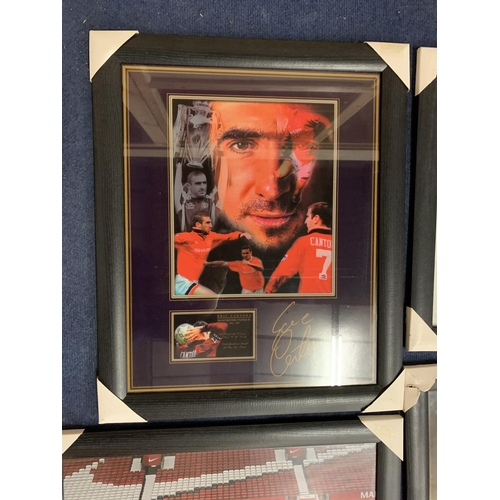 241 - A LARGE QUANTITY OF MANCHESTER UNITED MEMORABILIA TO INCLUDE FRAMED PICTURES, FIRST REVIEWS, WEMBLY ... 