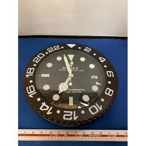 247 - A LARGE DEALERS WALL CLOCK