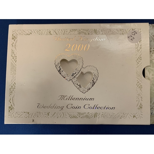 252 - THE UNITED KINGDOM MILLENIUM WEDDING COIN COLLECTION