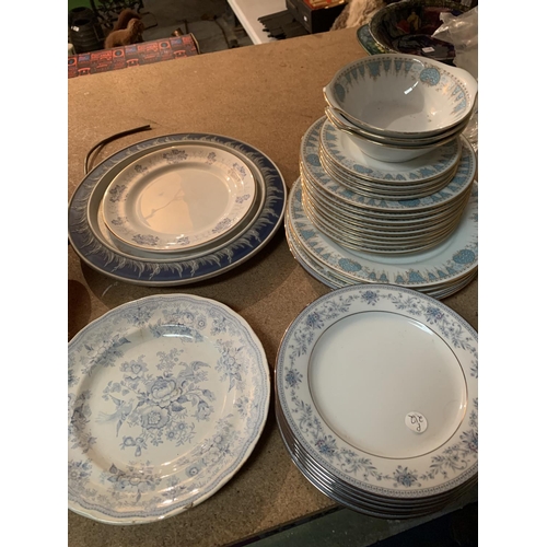 271 - VARIOUS CERAMIC AND CHINA BOWLS, PLATES, DISHES ETC