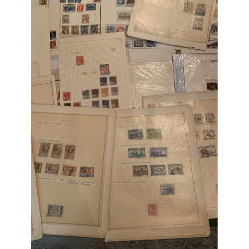 274 - A LARGE COLLECTION OF STAMPS FROM AROUND THE WORLD