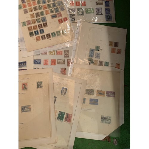 274 - A LARGE COLLECTION OF STAMPS FROM AROUND THE WORLD