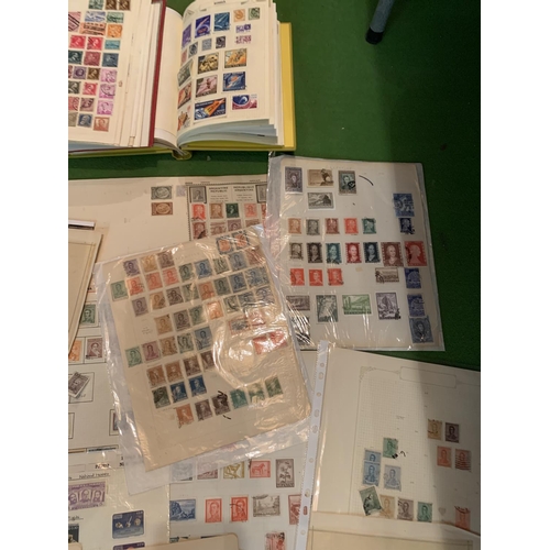 274 - A LARGE COLLECTION OF STAMPS FROM AROUND THE WORLD